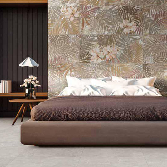 Rivestimento in Ceramica Effetto Decoro 60x120 Warm Flora - Soluzioni Tiles
