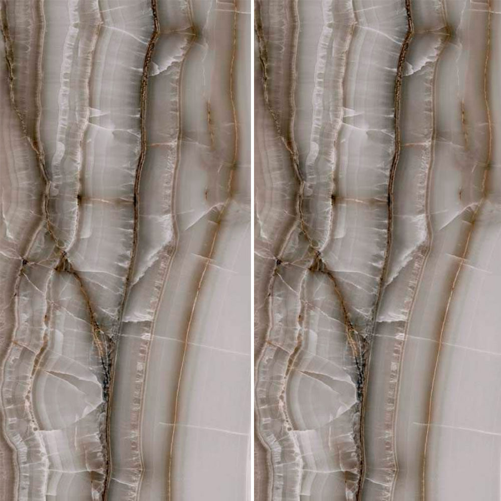 Gres Porcellanato Rettificato Kry Effetto Marmo 7,3X29,6 - Akoya Ocean