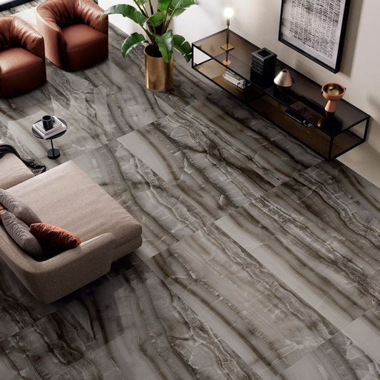 Gres Porcellanato Rettificato Kry Effetto Marmo 30X30 - Akoya Ocean