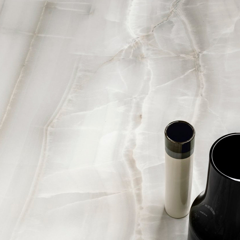 Gres Porcellanato Rettificato Kry Effetto Marmo 7,3X29,6 - Akoya Silver