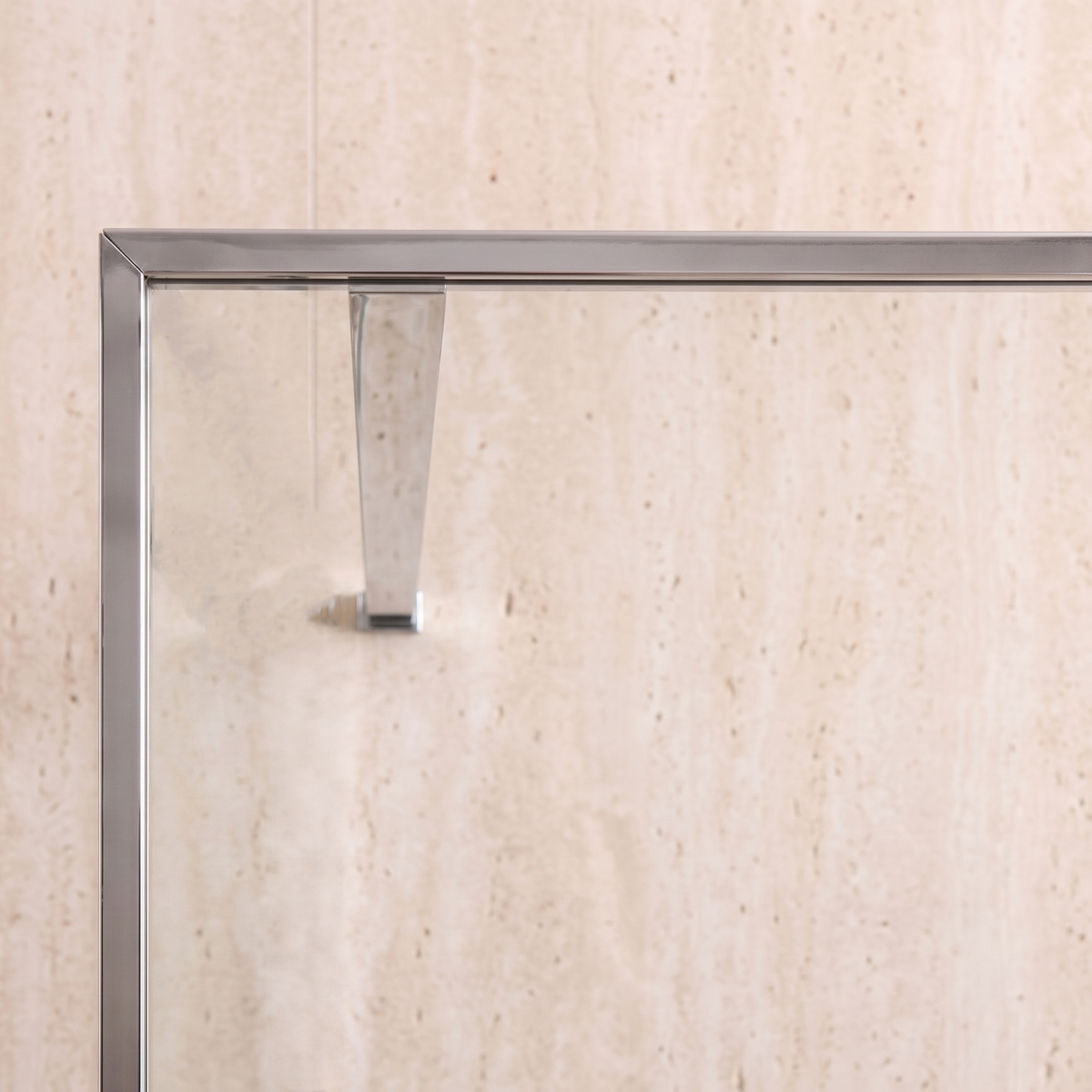 Parete Walk-in 80 cm Vetro Trasparente e Profilo Cromo - Escape