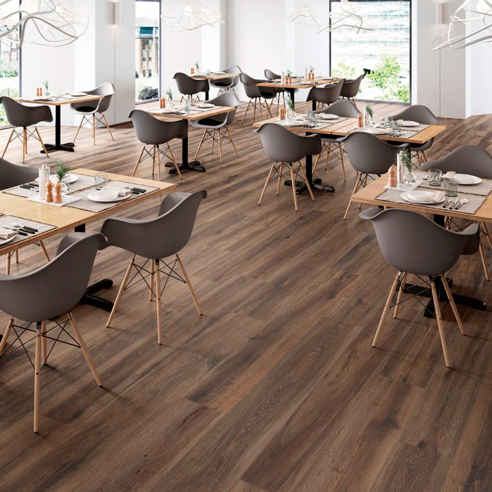 Gres Porcellanato Rettificato Naturale Effetto Legno 30X180 - Barkwood Burnt