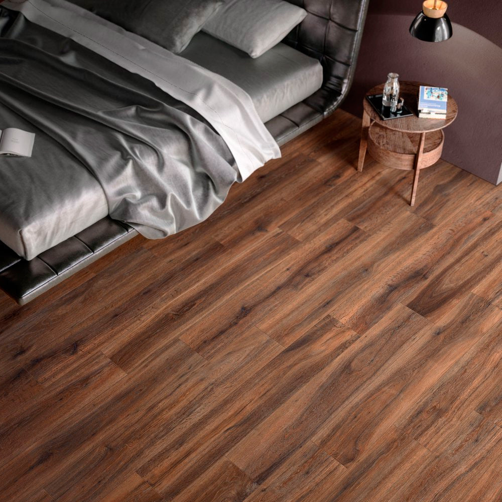 Gres Porcellanato Rettificato Naturale Effetto Legno 20X120 - Barkwood Cherry