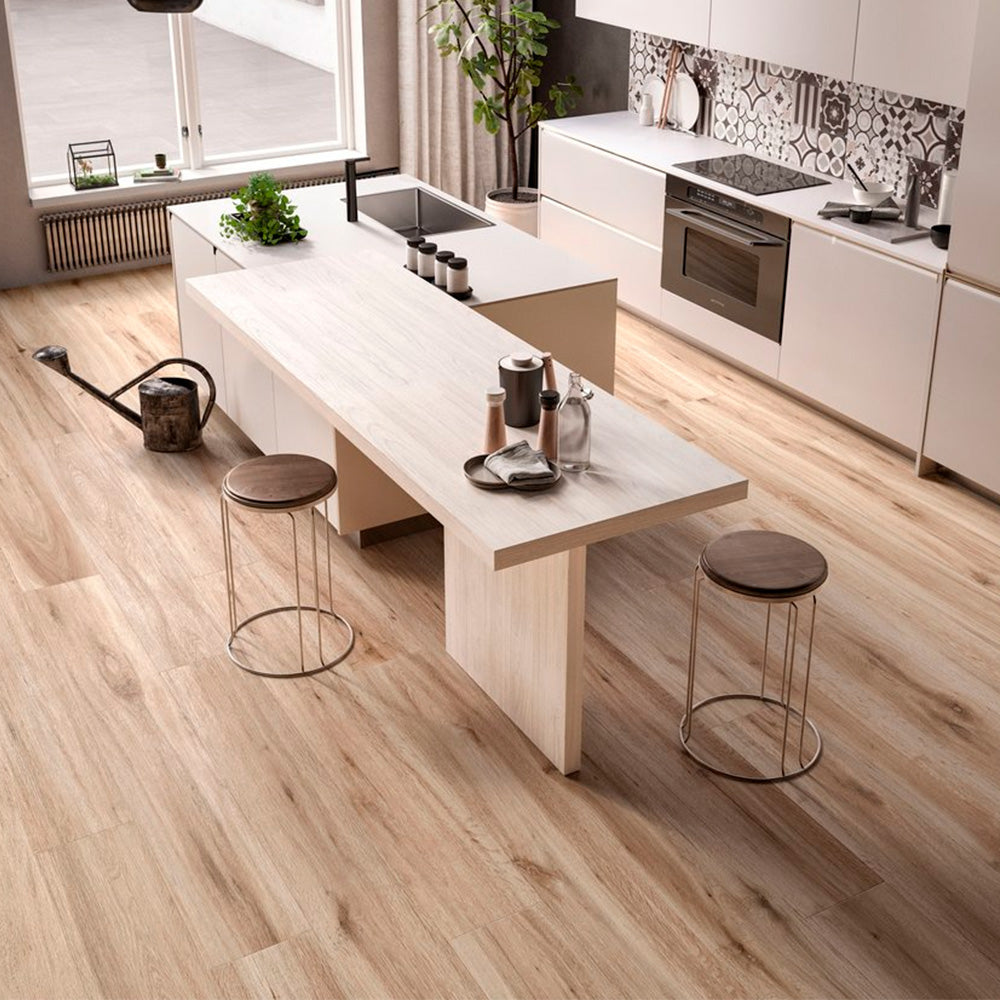 Gres Porcellanato Rettificato Naturale Effetto Legno 30X180 - Barkwood Honey