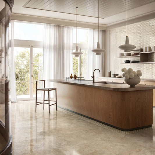 Gres Porcellanato Rettificato Kry Effetto Marmo 60X60 - Invictus cross Beige