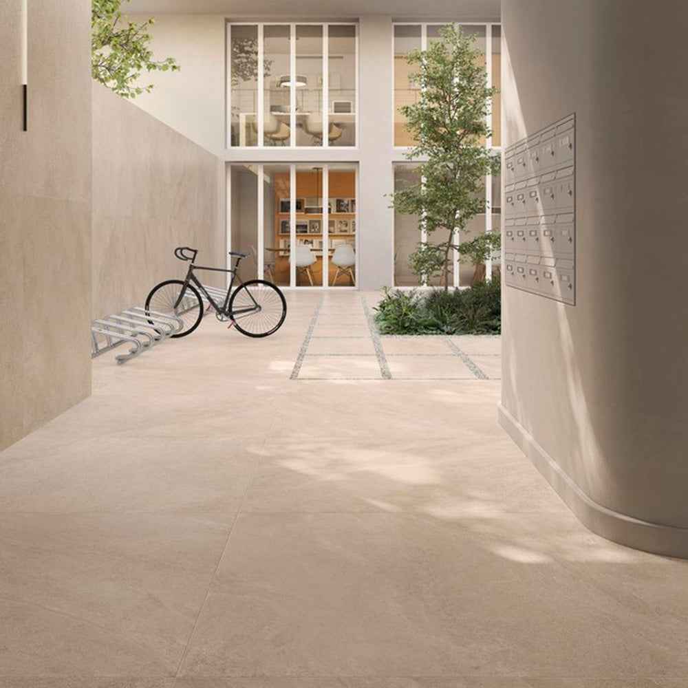 Gres Porcellanato Rettificato Antislip Surface Effetto Pietra 60X60 - Bergstone Ivory