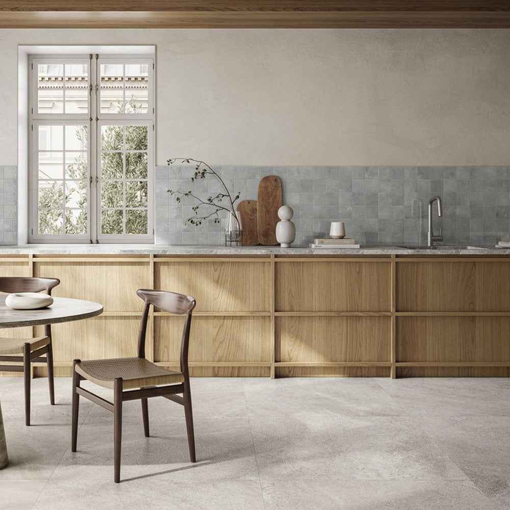 Gres Porcellanato Rettificato Rigato Effetto Pietra 60X120 - Bergstone Pearl