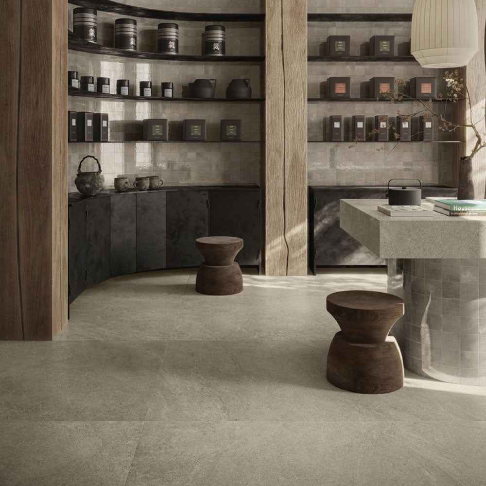 Gres Porcellanato Rettificato Antislip Surface Effetto Pietra 60X60 - Bergstone Sand