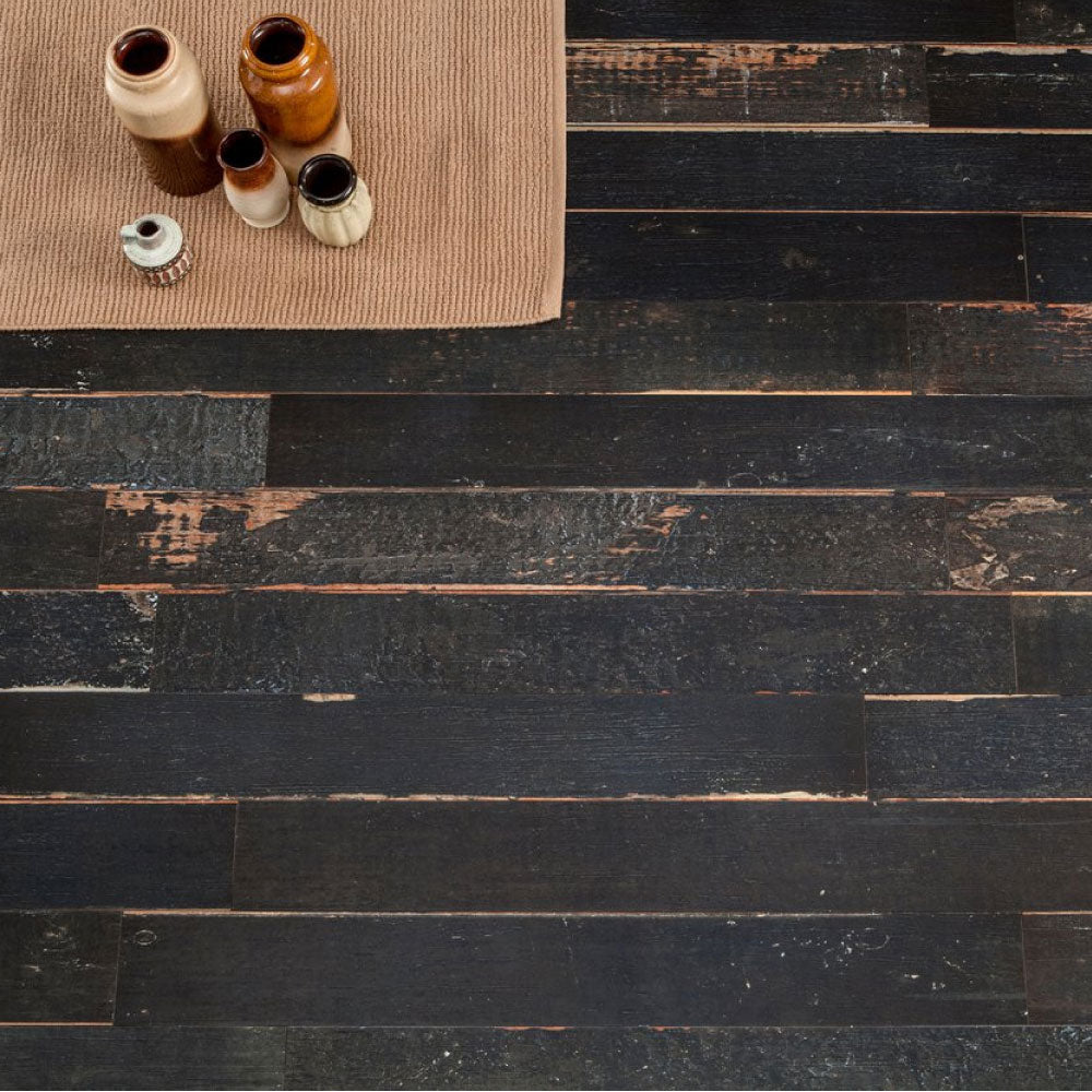 Gres Porcellanato Rettificato Naturale Effetto Legno 30X120 - Blendart Dark