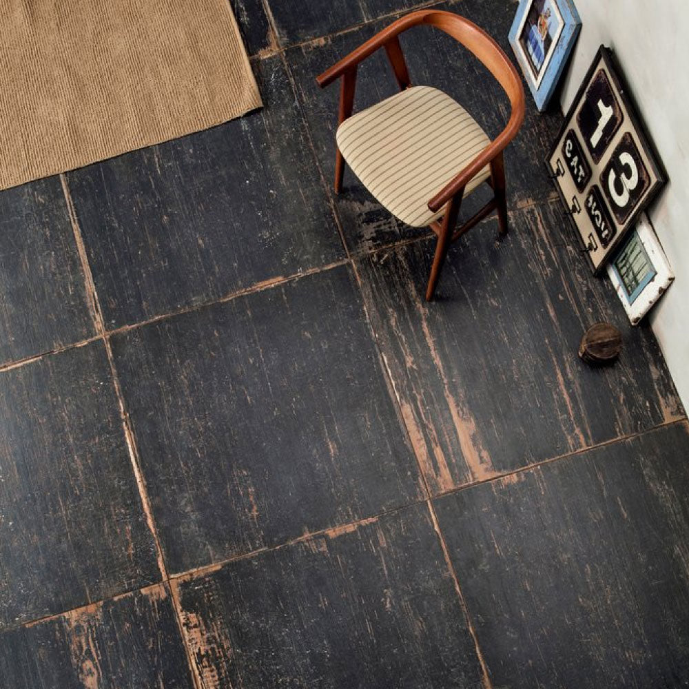 Gres Porcellanato Rettificato Naturale Effetto Legno 30X120 - Blendart Dark