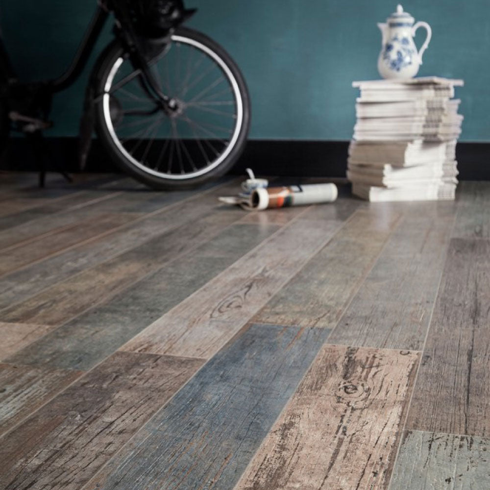 Gres Porcellanato Rettificato Naturale Effetto Legno 15X120 - Blendart Mix