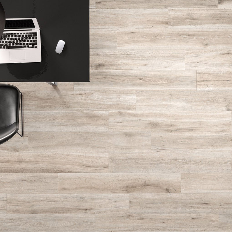 Gres Porcellanato Rettificato Naturale Effetto Legno 20X120 - Barkwood White