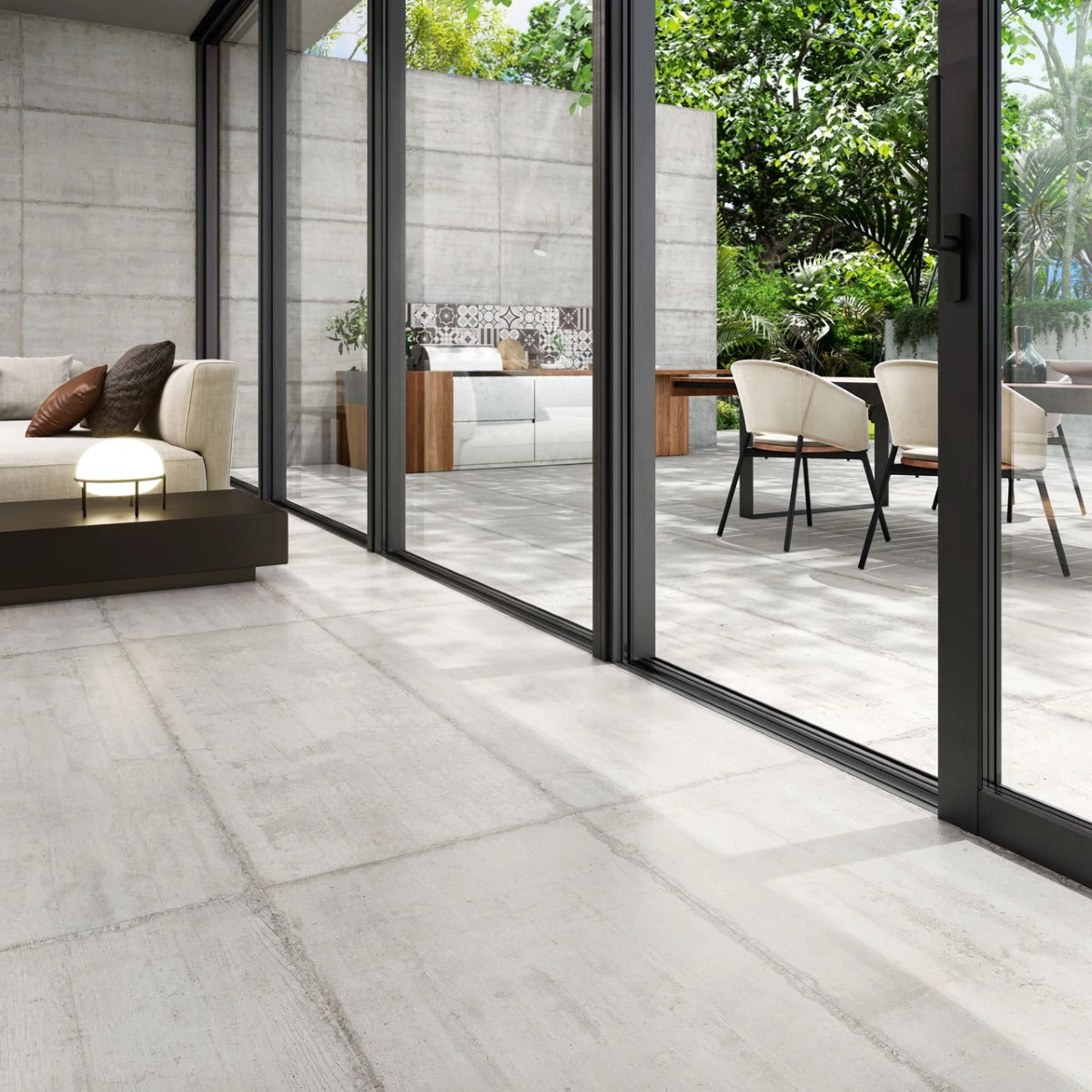 Gres Porcellanato Rettificato Antislip Surface Effetto Cemento 60X120 - Form Cement