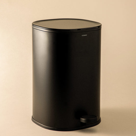 Gettacarta Tondo Cestino 5 Litri Nero Opaco Essentials - Cosmic