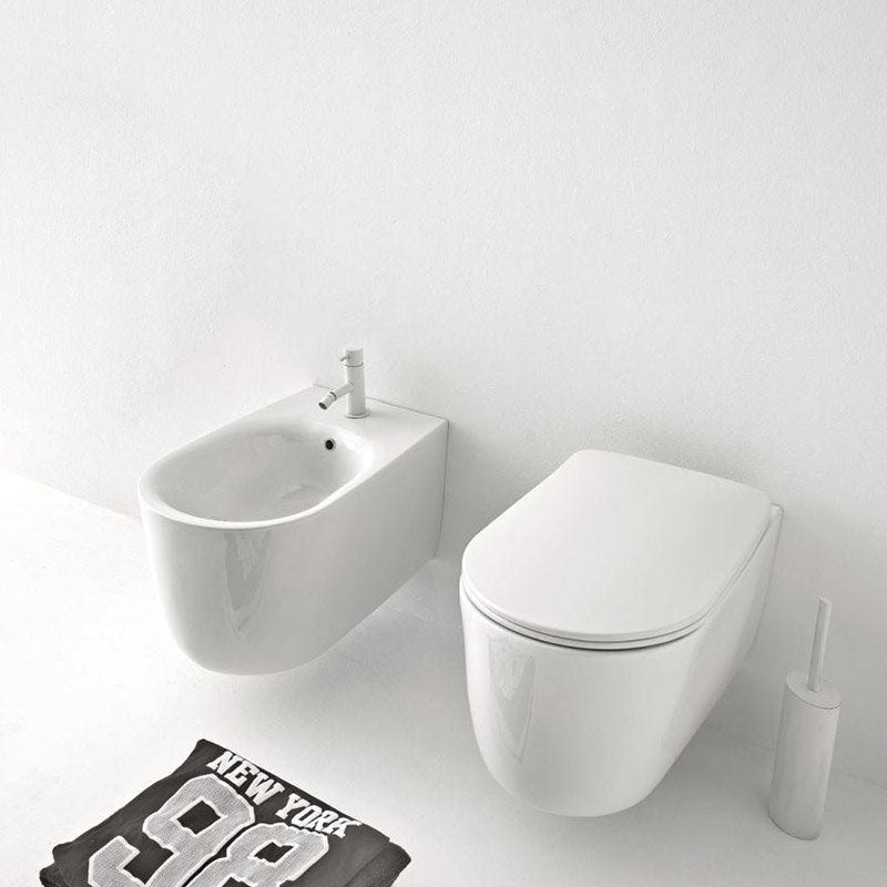 Wc Sospeso Senza Brida Nolita Bianco - Kerasan (25696172)