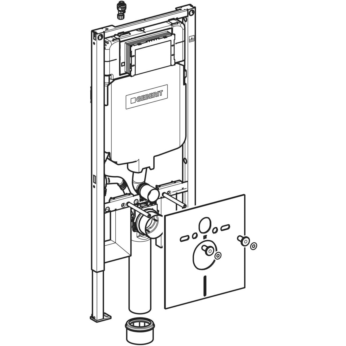 Modulo per Wc Duofix Sigma 8 Sospeso - Geberit
