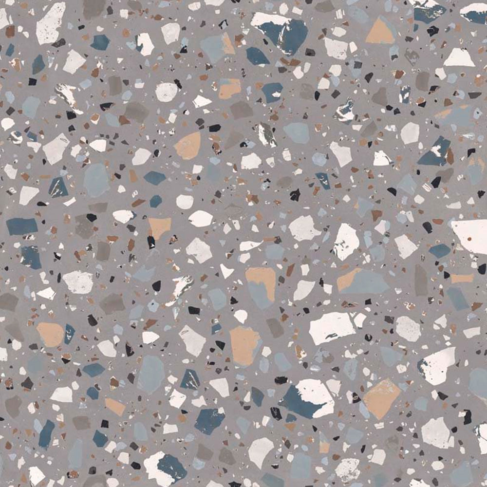 Gres Porcellanato Rettificato Naturale De-Maxi Effetto Graniglia 90X90 - Deconcrete Grey