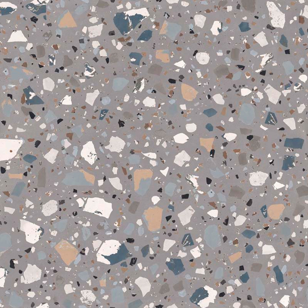 Gres Porcellanato Rettificato Naturale De-Maxi Effetto Graniglia 90X90 - Deconcrete Grey