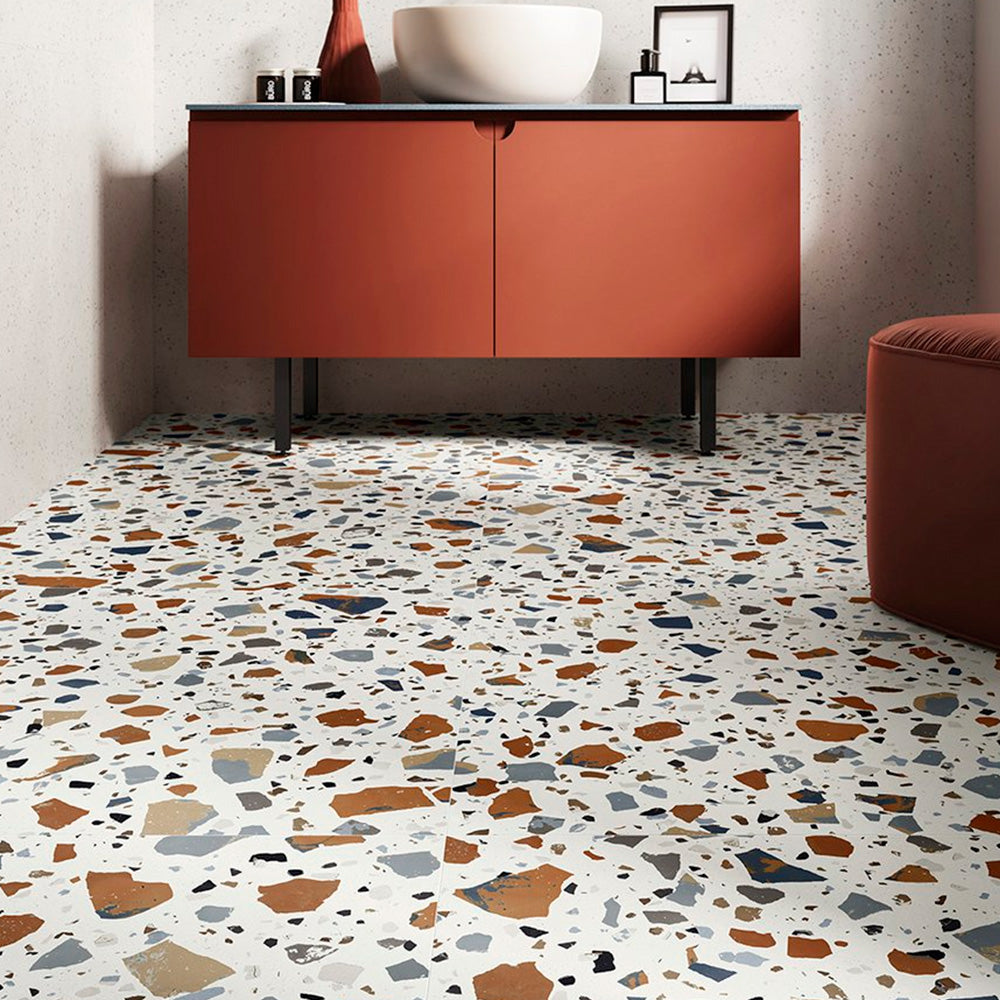 Gres Porcellanato Rettificato Naturale Effetto  120X278 - Extra deconcrete maxi White