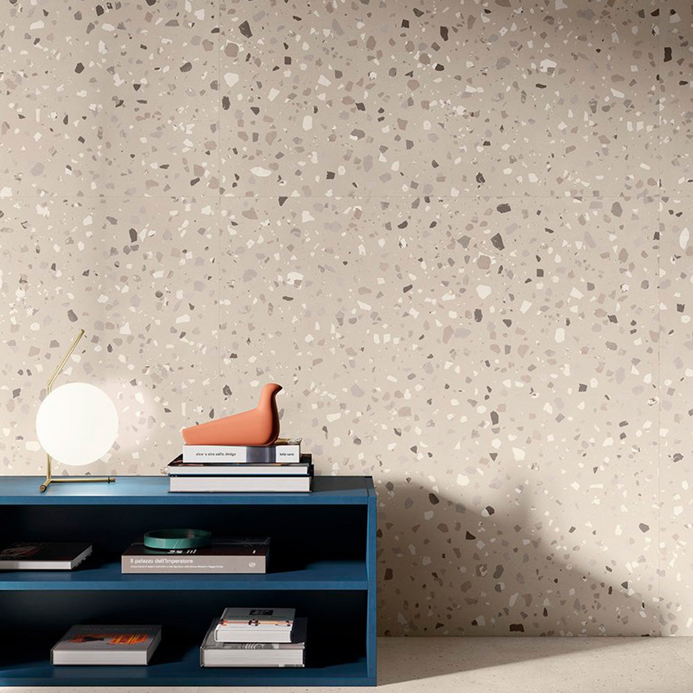 Gres Porcellanato Rettificato Naturale De-Medium Effetto Graniglia 90X90 - Deconcrete Sand