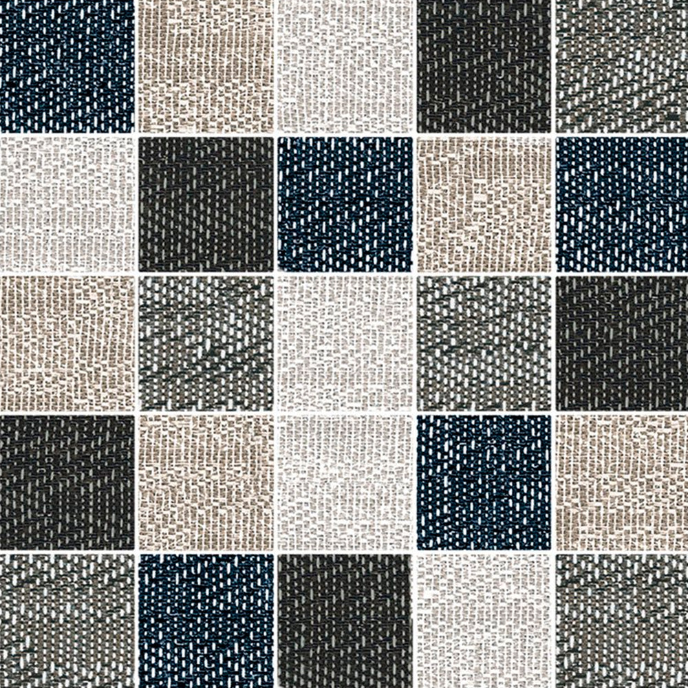 Mosaico in Gres Porcellanato Rettificato Naturale Effetto Tessuto 30X30 - Digitalart Mix