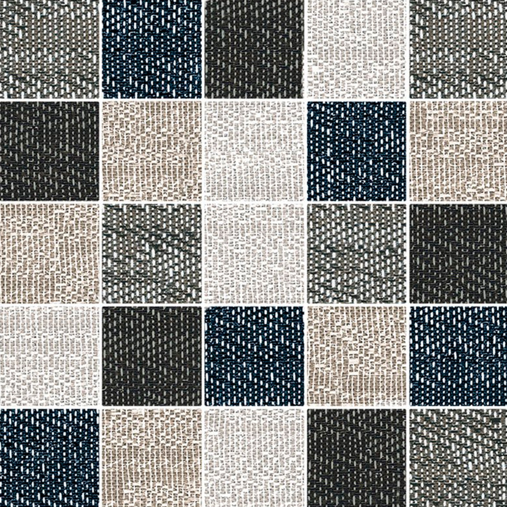 Mosaico in Gres Porcellanato Rettificato Naturale Effetto Tessuto 30X30 - Digitalart Mix