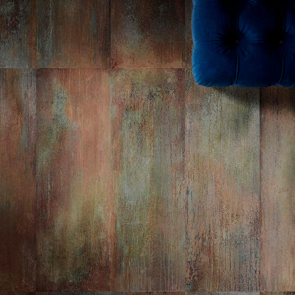Gres Porcellanato Rettificato Naturale Effetto Metallo 30X60 - Dripart Bronze