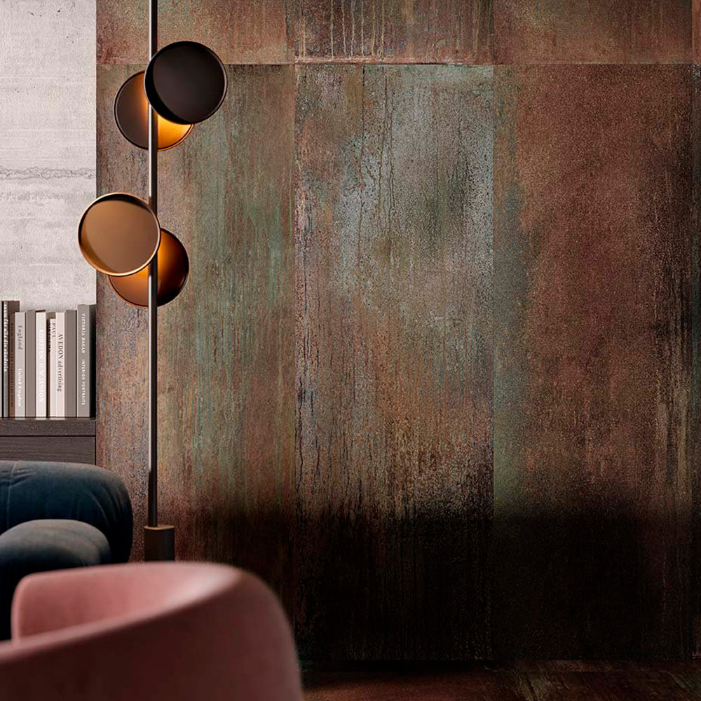 Gres Porcellanato Rettificato Naturale Effetto Metallo 30X60 - Dripart Bronze
