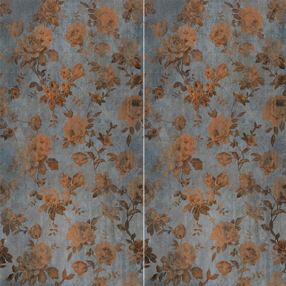 Gres Porcellanato Rettificato Naturale Decoro Effetto Floreale 60X120 - Dripart Drip Rose dark