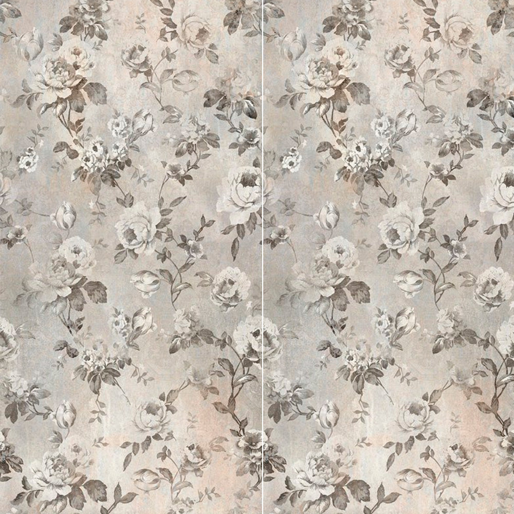 Gres Porcellanato Rettificato Naturale Decoro Effetto Floreale 60X120 - Dripart Drip Rose light