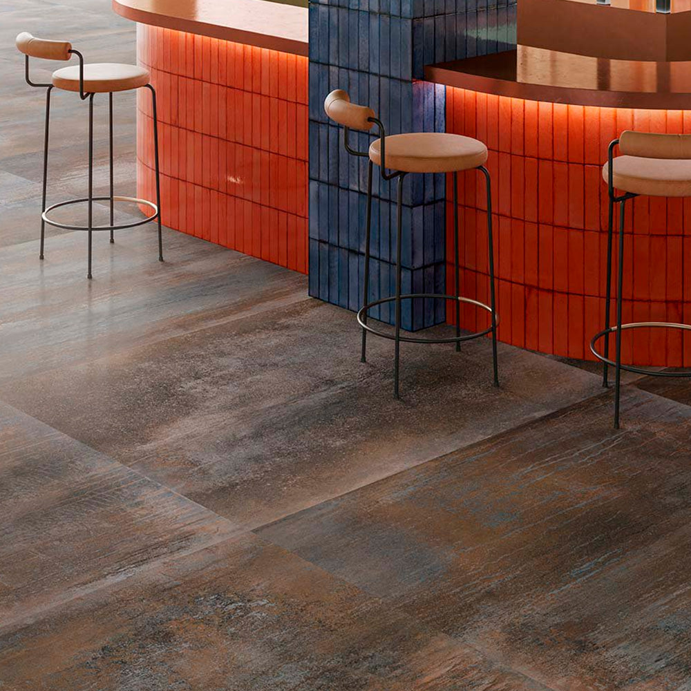 Gres Porcellanato Rettificato Naturale Effetto Metallo 30X60 - Dripart Iron