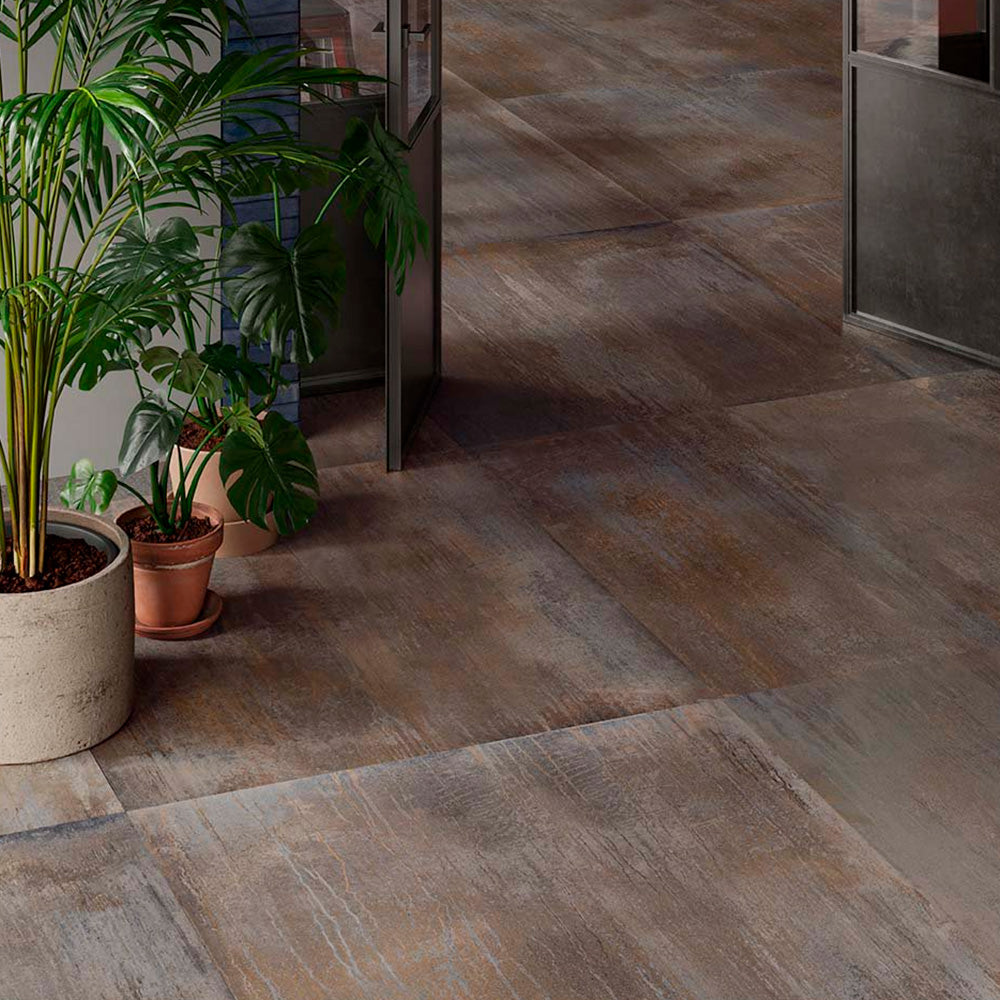 Gres Porcellanato Rettificato Naturale Effetto Metallo 30X60 - Dripart Iron