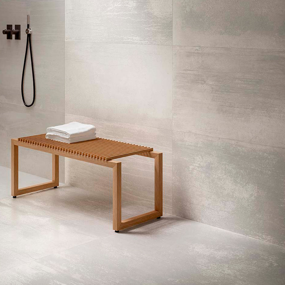 Gres Porcellanato Rettificato Naturale Effetto Metallo 30X60 - Dripart Titanium