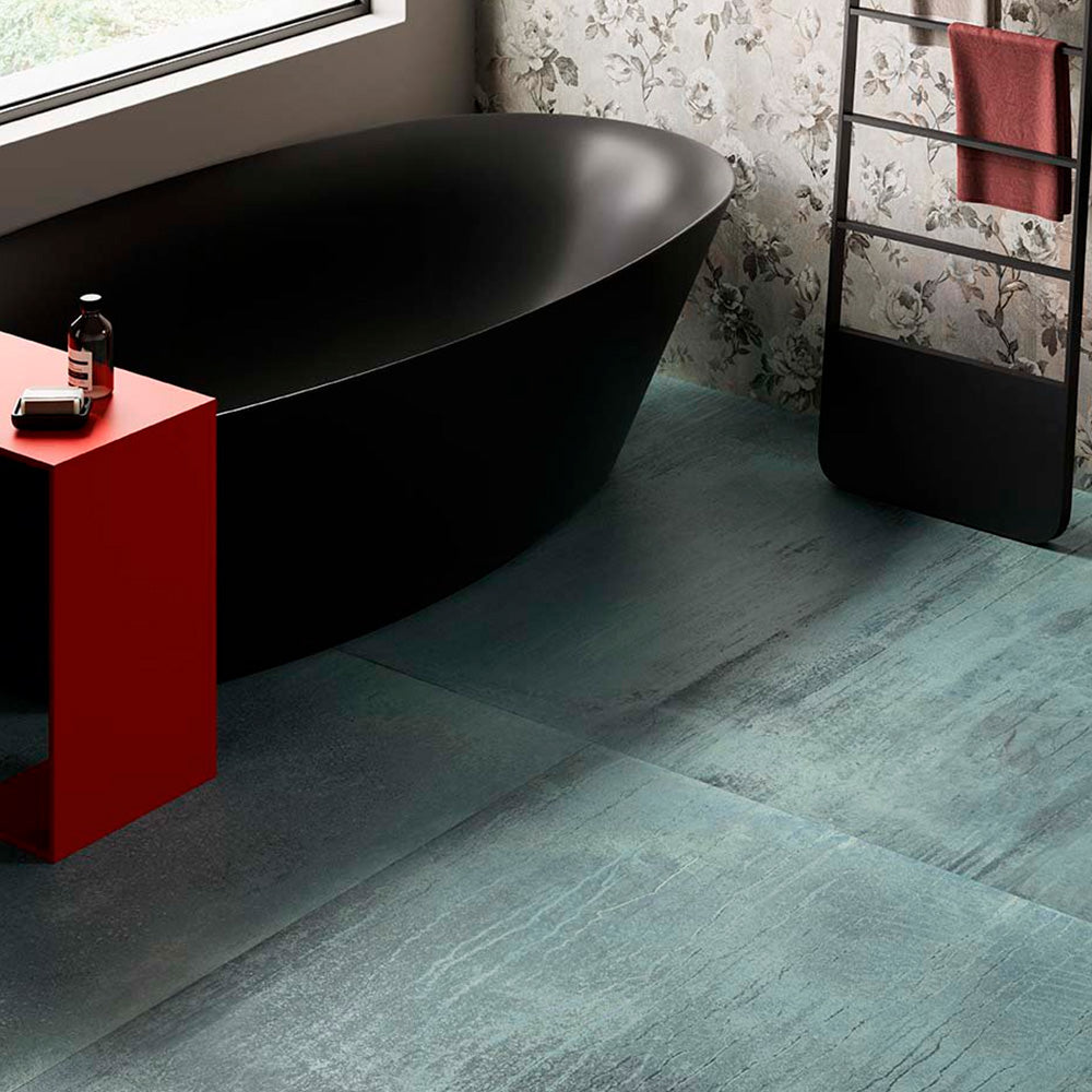 Gres Porcellanato Rettificato Naturale Effetto Metallo 30X60 - Dripart Verdigris