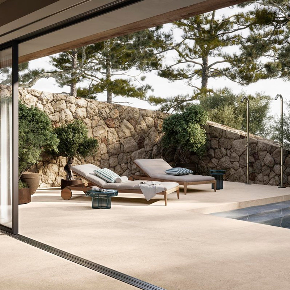 Gres Porcellanato Rettificato Antislip Surface Effetto Cemento 120X120 - Duo Back Back Desert