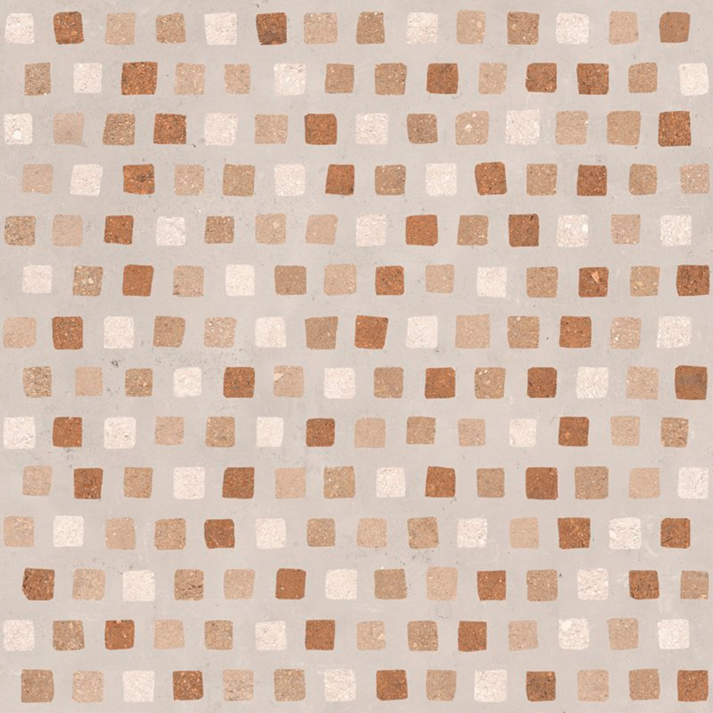 Gres Porcellanato Rettificato Naturale Decoro  Effetto Cemento 90X90 - Duo Gem Mix 01