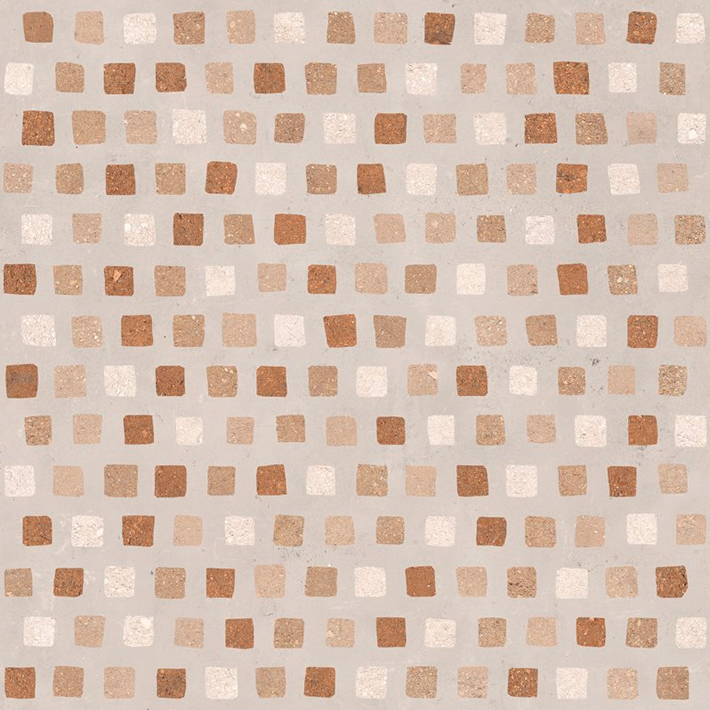 Gres Porcellanato Rettificato Naturale Decoro  Effetto Cemento 90X90 - Duo Gem Mix 01