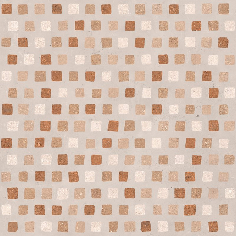 Gres Porcellanato Rettificato Naturale Decoro  Effetto Cemento 90X90 - Duo Gem Mix 01