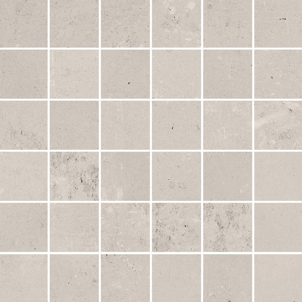 Mosaico in Gres Porcellanato Rettificato Naturale Effetto Cemento 30X30 - Duo Front Cement