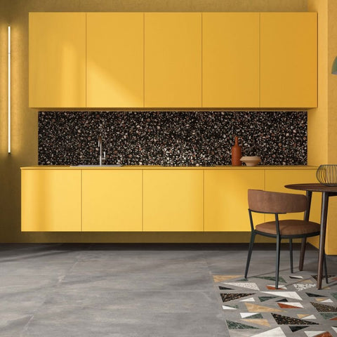 Decoro in Gres Porcellanato Effetto Pietra Rettificato Naturale 120x120 8.5mm Grey Blend - ABK