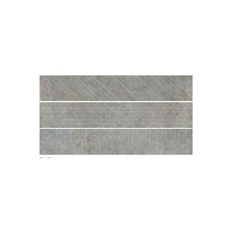 Natural Rectified Stone Effect Porcelain Stoneware Decor 20x120 8.5mm Mud Amboise - Gardenia Orchidea
