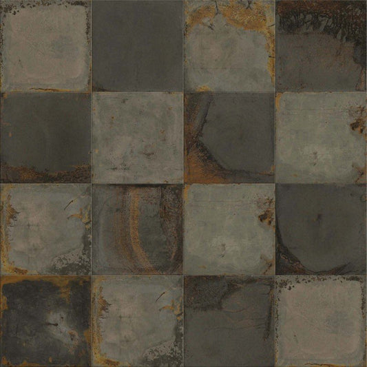 Decoro in Gres Porcellanato Effetto Pietra Rettificato Naturale 20x20 8.5mm Oxide Bronze Play - ABK