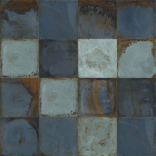 Decoro in Gres Porcellanato Effetto Pietra Rettificato Naturale 20x20 8.5mm Oxide Jade Play - ABK