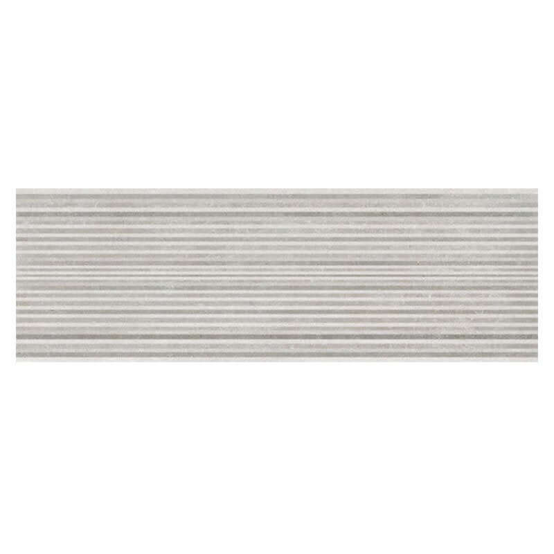 Decoro in Gres Porcellanato Effetto Pietra Rettificato Naturale 30x90 8mm Etna Struttura Futura Cenere - Herberia