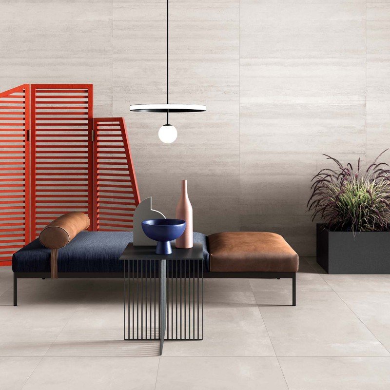 Decoro in Gres Porcellanato Effetto Pietra Rettificato Naturale 60x120 8.5mm Form Pearl Lab325 - ABK