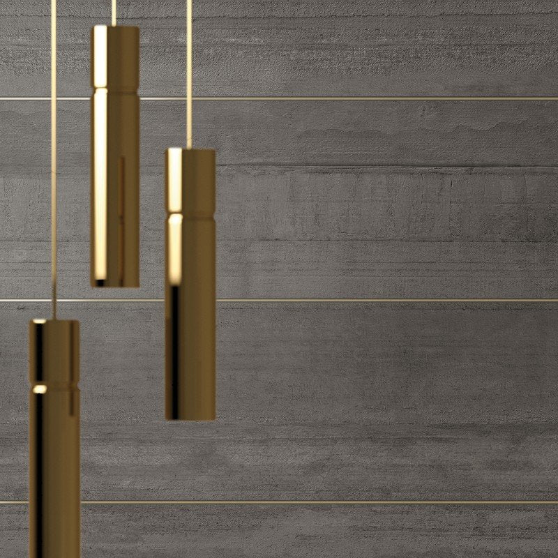 Natural Rectified Stone Effect Porcelain Stoneware Decor 60x120 8.5mm Pepper Lab325 - ABK