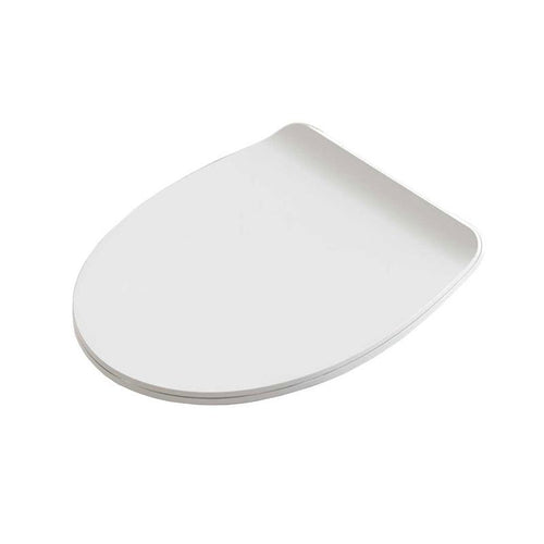 Coprivaso Slim Bianco Lucido Per Wc Fogliolina con chiusura Soft Close - Domus Falerii (25551194)