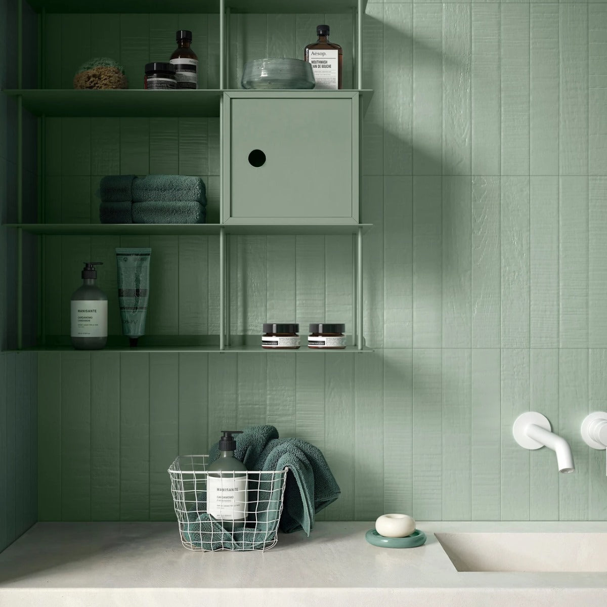 Gres Porcellanato Rettificato Naturale Effetto Legno 5X30 - Iki wood Garden