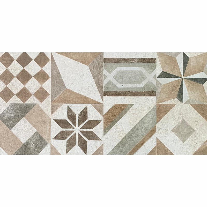 Natural Cement Effect Porcelain Stoneware 30x60 Mix bg PTD Avenue - Ceramica Fiore