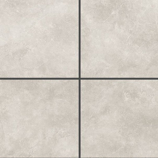 Natural Cement Effect Porcelain Stoneware 80x80 Grey Basaltina - Via Roma